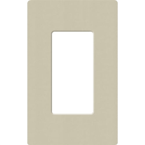 Lutron SC-1-CY Claro Satin Screwless Wallplate 1 Gang in Clay
