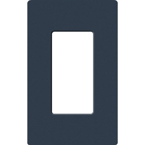 Lutron SC-1-DE Claro Satin Screwless Wallplate 1 Gang in Deep Sea