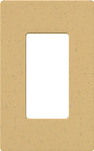 Lutron SC-1-GS Claro Satin Screwless Wallplate 1 Gang in Goldstone