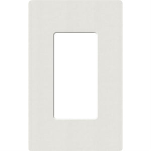 Lutron SC-1-LG Claro Satin Screwless Wallplate 1 Gang in Lunar Gray