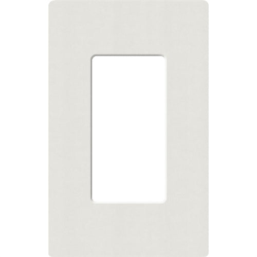 Lutron SC-1-LG Claro Satin Screwless Wallplate 1 Gang in Lunar Gray