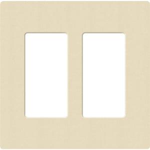 Lutron SC-1-SD Claro Satin Screwless Wallplate 1 Gang in Sand