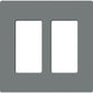 Lutron SC-1-SL Claro Satin Screwless Wallplate 1 Gang in Slate