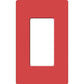 Lutron SC-1-SR Claro Satin Screwless Wallplate 1 Gang in Signal Red