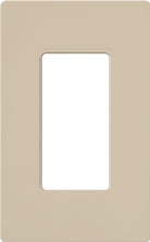 Lutron SC-1-TP Claro Satin Screwless Wallplate 1 Gang in Taupe