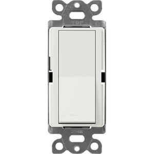 Lutron SC-1PS-LG Claro Satin 15A Single Pole Switch in Lunar Gray