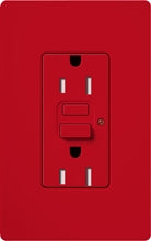 Lutron SCR-15-GFST-HT Claro Satin Self-Testing Tamper Resistant 15A GFCI Receptacle, in Hot