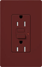 Lutron SCR-15-GFTR-MR Claro Satin Tamper Resistant 15A GFCI Receptacle in Merlot (Replaced by SCR-15-GFST-MR)