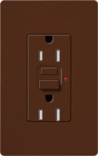 Lutron SCR-15-GFTR-SI Claro Satin Tamper Resistant 15A GFCI Receptacle in Sienna (Replaced by SCR-15-GFST-SI)
