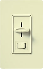 Lutron SF-12P-277-3-AL Skylark 277V / 6A Fluorescent 3-wire with Neutral Wire 3-Way Dimmer in Almond