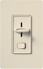 Lutron SF-12P-277-3-LA Skylark 277V / 6A Fluorescent 3-wire with Neutral Wire 3-Way Dimmer in Light Almond