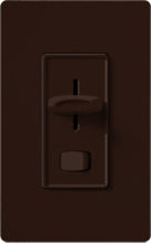 Lutron SF-12P-277-BR Skylark 277V / 6A Fluorescent Single Pole Dimmer in Brown