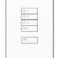 Lutron SG-4NRLN-SN-EGN SeeTouch 4-Scene Wallstation with Off For Grafik Eye 3000 System, Non Insert Style in Satin Nickel with Engraving
