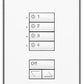 Lutron SG-4SN-WH-E00 SeeTouch 4-Scene Wallstation with Off and Raise/Lower For Grafik Eye 3000 System, Non Insert Style in White Unengraved