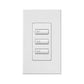 Lutron SR-3BI-IV-E00 SeeTouch 3-Button Replacement Kit For SO-3BI, Insert Style in Ivory Unengraved