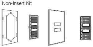 Lutron SR-3BN-WH-E00 SeeTouch 3-Button Replacement Kit For SO-3BN, Non Insert Style in White Unengraved