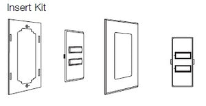 Lutron SR-4SIRI-BE-E00 SeeTouch 4-Button Replacement Kit For SG-4SIRI, Insert Style in Beige Unengraved