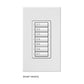 Lutron SR-7BI-BE-EGN SeeTouch 7-Button Replacement Kit For SO-7BI, Insert Style in Beige with Engraving