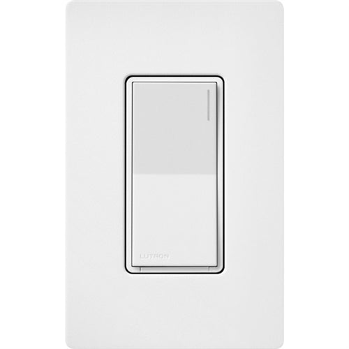 Lutron ST-RS-RW 120V Accessory Switch in Snow White