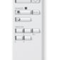 Lutron SVQ-4GD-OCIT-WH Sivoia QED Multi-function hand-held IR transmitter