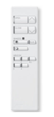 Lutron SVQ-4GD-OCIT-WH Sivoia QED Multi-function hand-held IR transmitter