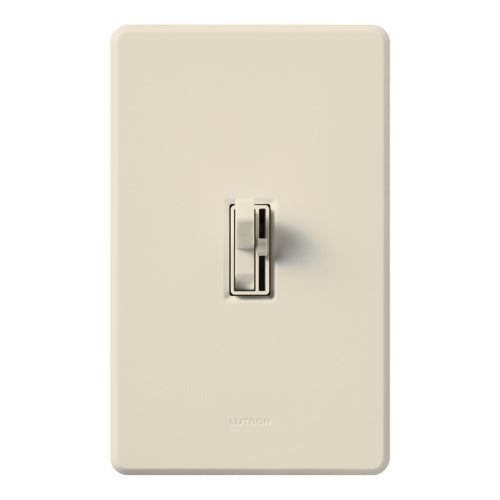 Lutron TGCL-153PH-LA (AYCL-153P-LA) Toggler 600W Incandescent, 150W CFL or LED Single Pole / 3-Way Dimmer in Light Almond