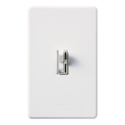 Lutron TGCL-153PH-WH (AYCL-153P-WH) Toggler 600W Incandescent, 150W CFL or LED Single Pole / 3-Way Dimmer in White