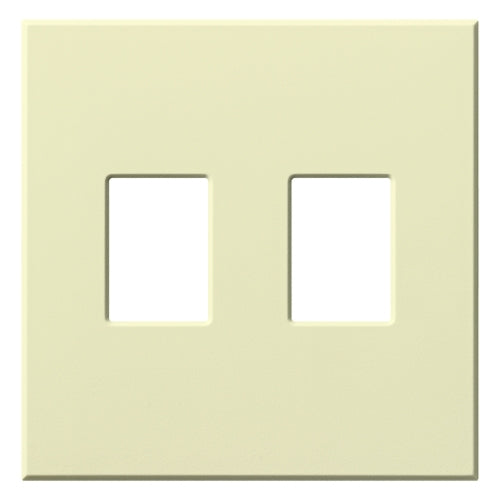 Lutron VWP-2-AL Vareo, 2-Gang Wallplate in Almond, matte finish