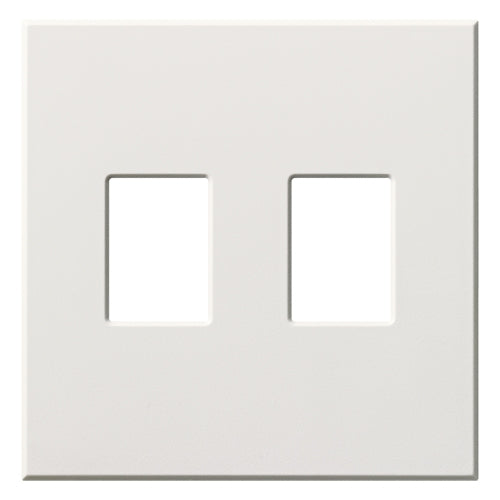 Lutron VWP-2-WH Vareo, 2-Gang Wallplate in White, matte finish
