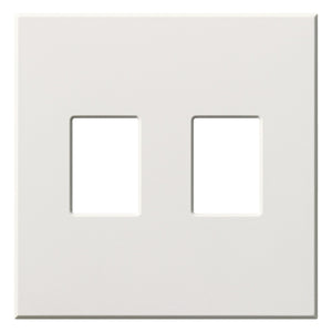 Lutron VWP-2-WH Vareo, 2-Gang Wallplate in White, matte finish