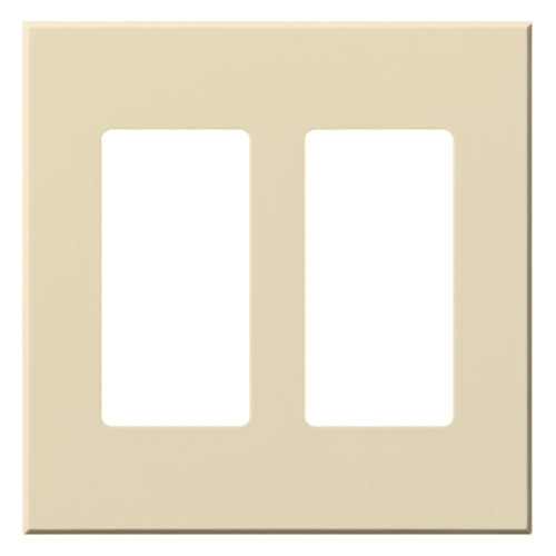 Lutron VWP-2R-BE Vareo, 2-Gang Wallplate in Beige, matte finish