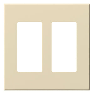 Lutron VWP-2R-BE Vareo, 2-Gang Wallplate in Beige, matte finish
