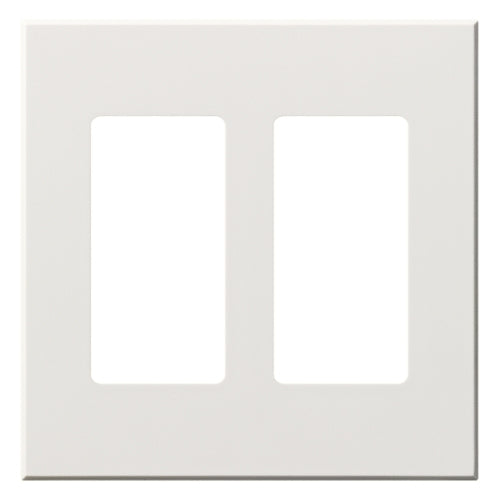 Lutron VWP-2R-WH Vareo, 2-Gang Wallplate in White, matte finish