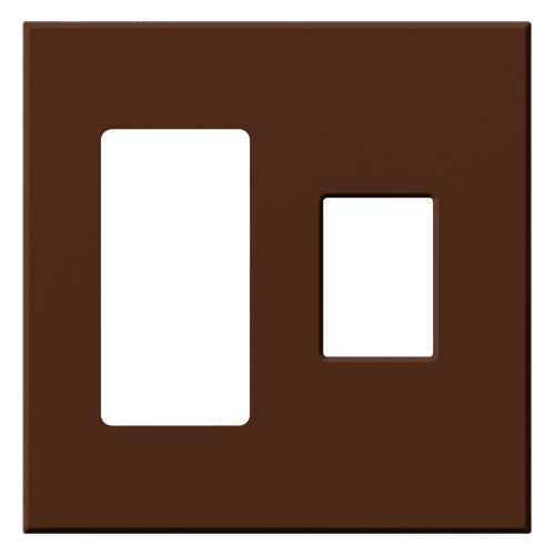 Lutron VWP-2RC-SI Vareo, 2-Gang Wallplate in Sienna, matte finish