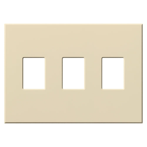 Lutron VWP-3-BE Vareo, 3-Gang Wallplate in Beige, matte finish