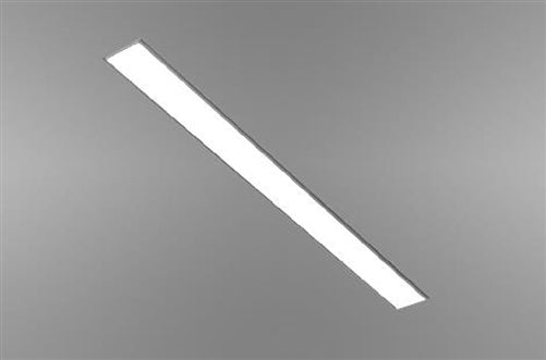Mark Lighting SL4L U8 FLP TG 80CRI 35K 600LMF MIN1 277 ZT ADC/L Slot 4 LED, 8 ft Length, Flush Lens, Grid Ceiling, 9/16" or 15/16" Flat or Inverted Tee, 80 CRI, 3500K, 600 Lumens per Foot Dim to 1%, 277V, Daylight Dimming Sensor, Left Location