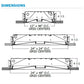 Mark Lighting WHSPR 2X2 80CRI 35K 4000LM MIN1 MVOLT SWC ZT 2'x2' Whisper LED Troffer, 80 CRI, 3500K, 4000 Lumens, Constant Current Dimming to 1%, 120-277V, White Paint, No Trim