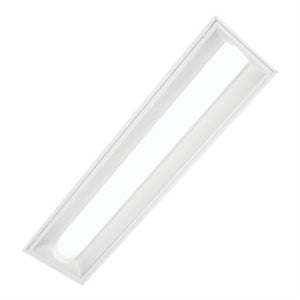 Metalux 14CZ-LD5-39-SQP-UNV-L835-CD1-U 1'x4' Cruze LED, 3900 Lumens, Smooth Lens with Square Pattern Insert, 120-277V, 80 CRI, 3500K, 0-10V Driver, 1 Driver