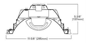 Metalux 14CZ-LD5-39-SQP-UNV-L835-CD1-U 1'x4' Cruze LED, 3900 Lumens, Smooth Lens with Square Pattern Insert, 120-277V, 80 CRI, 3500K, 0-10V Driver, 1 Driver