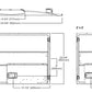 Metalux 22ARS-L3C3-UNV 2'x2' Achieva LED Troffer, Single Carton, 80 CRI