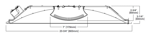 Metalux 22CZ-LD5-24-S-UNV-L835-CD1-U 2'x2' Cruze LED, Smooth Lens, 2400 Lumens, 120-277V, 3500K, 0-10V 1%-100% Dimming