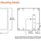 Metalux 22FP2135C 20.7W 2'x2' LED Edge Lit Panel, 2205 Lumens, 80 CRI, 3500K, 120-277V