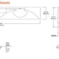 Metalux 24AC-LD5-55-UNV-L830-CD1-U 2'x4' LED Recessed Troffer, 5500 Lumen, 3000K, 0-10V Driver