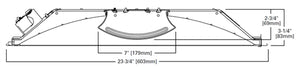 Metalux 24CZ-LD5-30-UNV-L835-CD1-U 2'x4' Cruze LED, Smooth Lens, 3000 Lumens, 120-277V, 3500K, 0-10V 1%-100% Dimming
