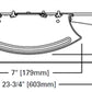 Metalux 24CZ-LD5-40-UNV-L830-CD1-U 2'x4' Cruze LED, Smooth Lens, 4000 Lumens, 120-277V, 3000K, 0-10V 1%-100% Dimming