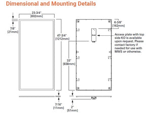 Metalux 24FP6440C 2' x 4' General LED Panel, 62W, 4000K, 80 CRI, 6838 Lumens