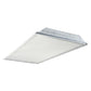 Metalux 24GRFA-LD5-56-F1-UNV-L830-HCD1-U 2'x4' LED Recessed Troffer, Flush White Extruded Aluminum Door, 4200 Lumens, 0.095" Shielding, 120-277V, 80 CRI, 3000K,  1%-100% 0-10V Dimming