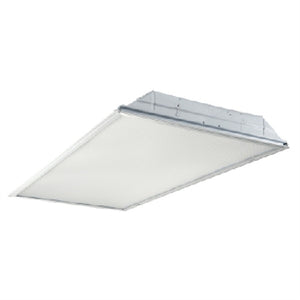 Metalux 24GRFA-LD5-56-F1-UNV-L835-HCD1-U 2'x4' LED Recessed Troffer, Flush White Extruded Aluminum Door, 4200 Lumens, 0.095" Shielding, 120-277V, 80 CRI, 3500K,  1%-100% 0-10V Dimming