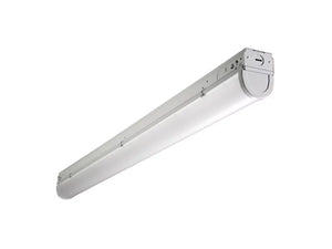 Metalux 2SNLED-LD5-18SL-LN-UNV-EL7W-L840-CD-1-U 2' Linear LED Striplight, Full Frost Wide Lens, 120-277V, 7W Emergency Batter Pack, 80 CRI, 4000K, 0-10V Dimming, 1 Driver