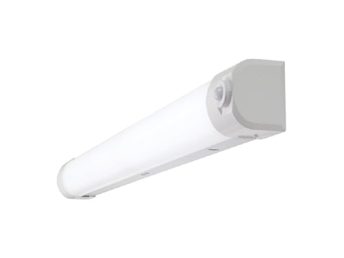 Metalux 4SWLED-48HL-LW-UNV-EL14W-L840-CD1-U 4' Surface and Wall LED Light, 4800 Lumens, Full Frost Lens Wide Optic, 120-277V, 14W Emergency Battery Pack, 4000K Color Temperature, 0-10V Dimming, 1 Driver